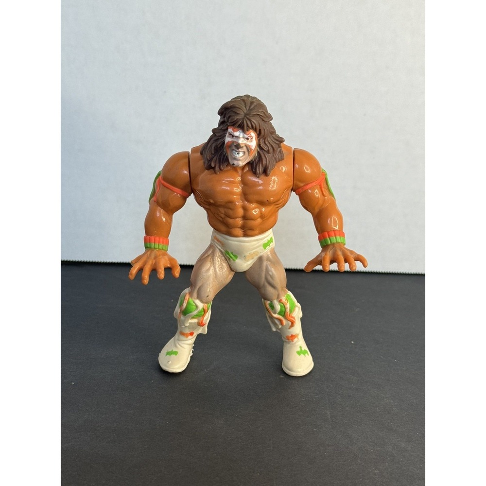 Vintage WWF 1991 Ultimate Warrior Action Figure Hasbro/Titan Sports Inc VTG